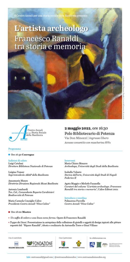 Al Polo Bibliotecario di Potenza gli eventi dedicati a Francesco Ranaldi.